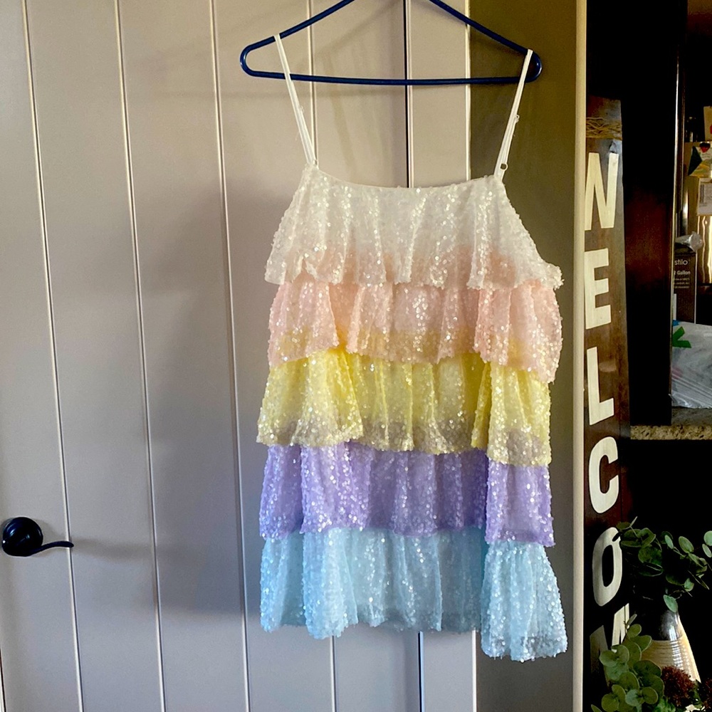 * Never worn* Multi layer sequence party dress